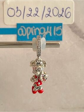 Pandora Disney Qipao Minnie Mouse Dangle Charm